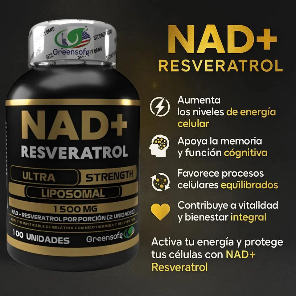 NAD + CON RESVERATROL 1500MG